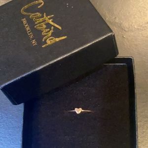 Catbird heart ring